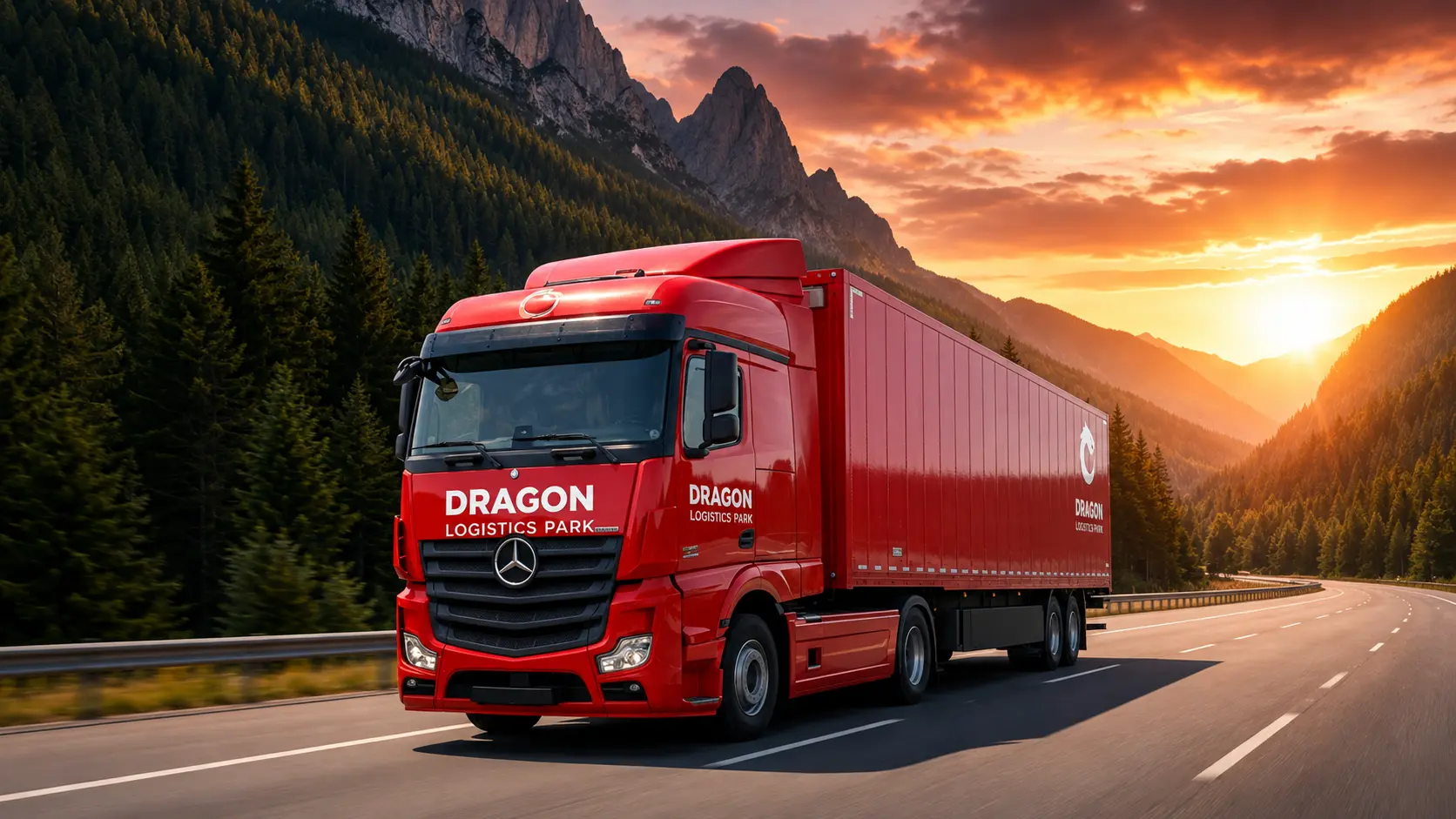 Dragon Logistics Park truck