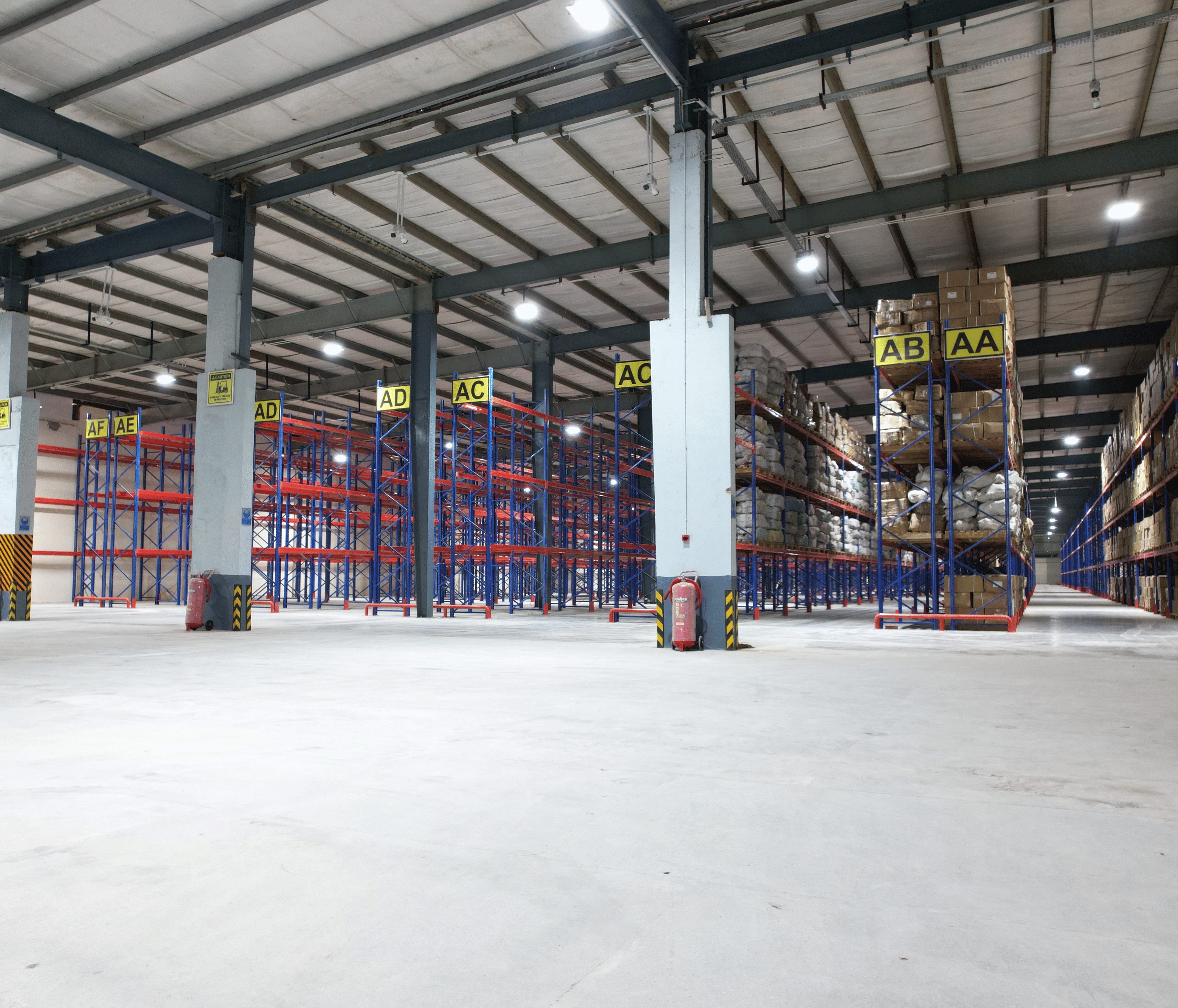 Warehouse interior